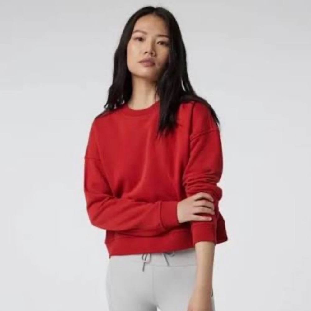 Vuori Rib Crew Scarlet